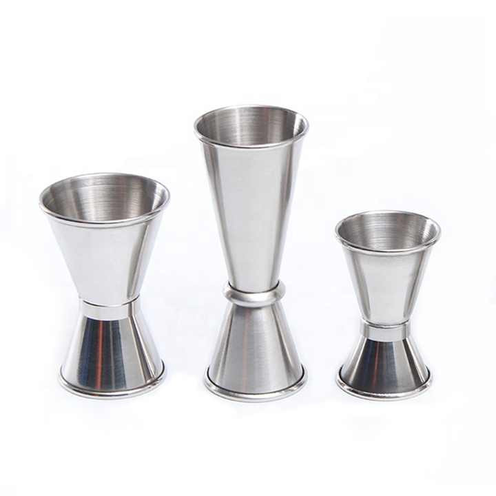 مجموعهای از جیجرهای استیل در سایزهای مختلف