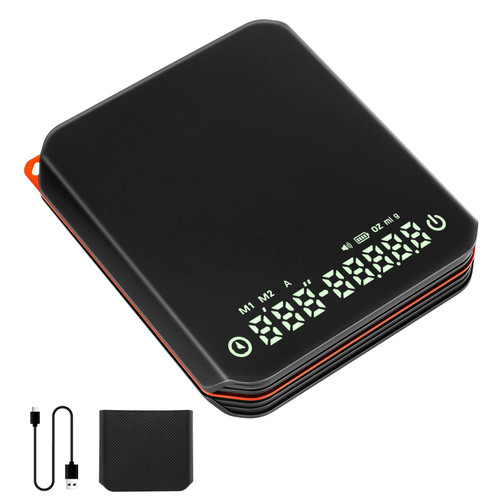 ترازو شارژی قهوه با نمایشگر دیجیتال