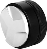 لولر قهوه فلزی با بدنه مشکی و سطح صاف فلزی