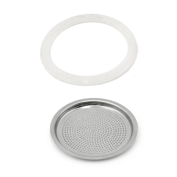 صافی موکاپات استیل و واشر سیلیکونی