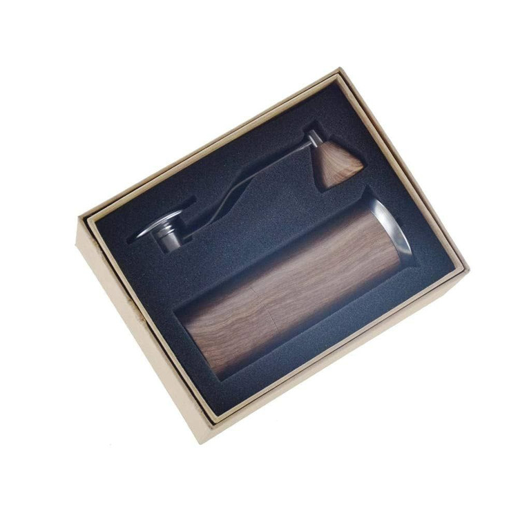 آسیاب چوبی به همراه جعبه با دسته چوبی ارگونومیک