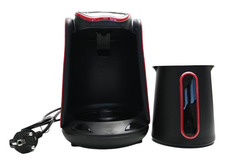 قهوه ساز ترک برقی باطراحی مدرن و دسته مقاوم در برابر حرارت