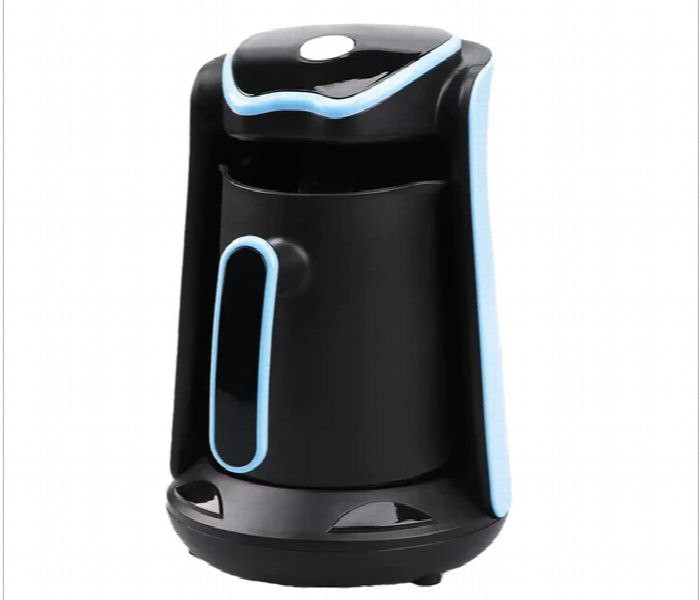 ترک ساز برقی آبی رنگ برای دم آوری سریع قهوه ترک کف دار