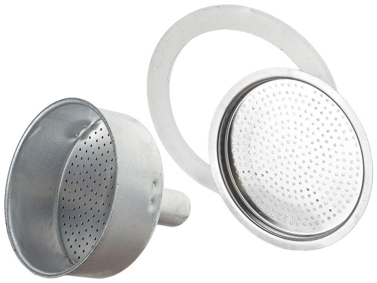 ست کامل 3 تکه قیف موکاپات ، واشر موکاپات ، صافی موکاپات