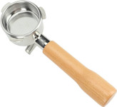 نمایش پرتافیلتر دوناودونی سه پین 51 با دسته چوبی بلند ، بدنه استیل