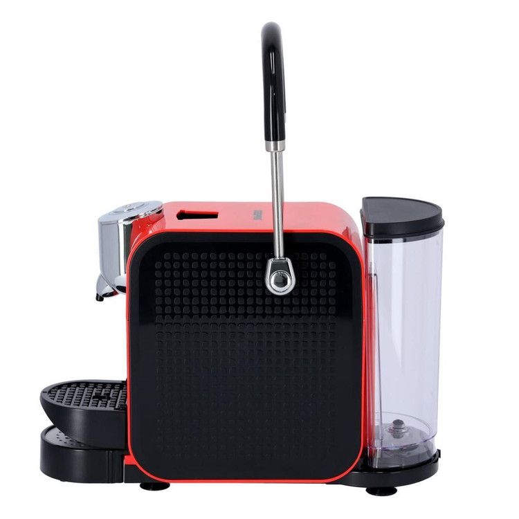 نمایش تصویر اسپرسوساز کپسولی تک کاره جیپاس مدل GCM41509 به رنگ قرمز از بغل